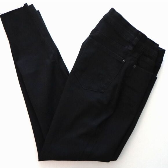 New York & Co. Women Sz 2 Average High Waist Super Skinny Ankle Distressed Jeans - Picture 9 of 9